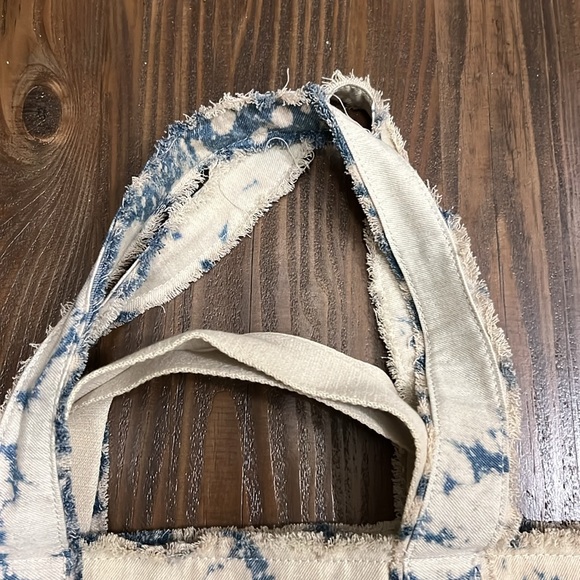 Zara Denim Tie Dye Maxi Tote - Picture 3 of 12
